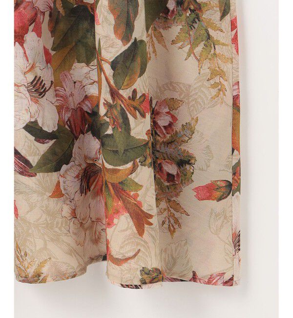 自由区「【SHIHOさん着用】ボタニカルプリント ワンピース」|ワンピース|