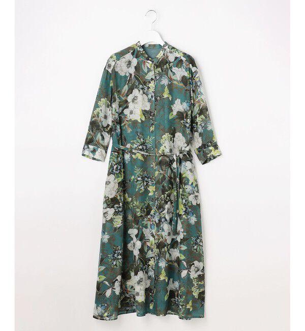 自由区「【SHIHOさん着用】ボタニカルプリント ワンピース」|ワンピース|