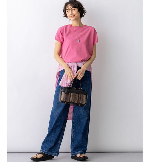 23区「【新色追加/見上愛さん着用】レーヨンポリエステルストレッチ プルオーバー ニット」|ニット・セーター|