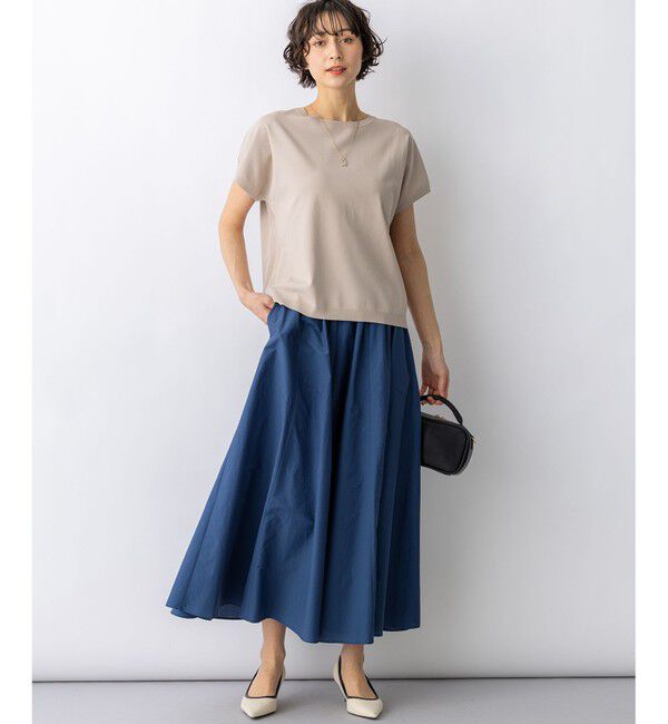 23区「【新色追加/見上愛さん着用】レーヨンポリエステルストレッチ プルオーバー ニット」|ニット・セーター|