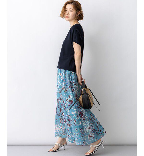 23区「【新色追加/見上愛さん着用】レーヨンポリエステルストレッチ プルオーバー ニット」|ニット・セーター|