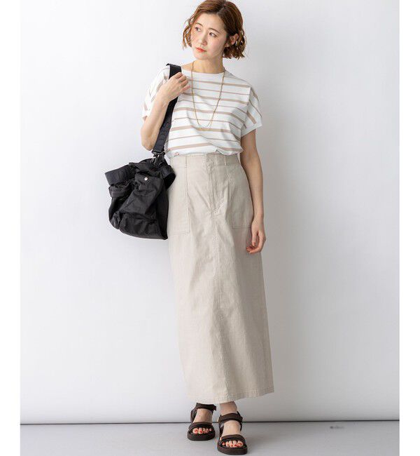 23区「【新色追加/見上愛さん着用】レーヨンポリエステルストレッチ プルオーバー ニット」|ニット・セーター|