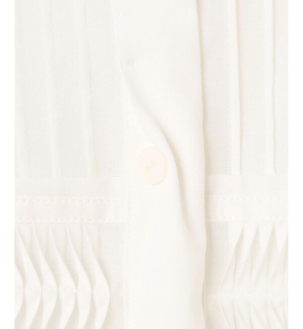 23区「コットンボイル ピンタック ブラウス」|シャツ・ブラウス|