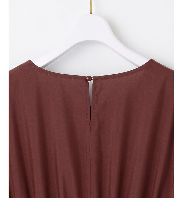 any SiS「【洗える】シャーリングディテール ワンピース」|ワンピース|