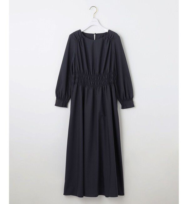 any SiS「【洗える】シャーリングディテール ワンピース」|ワンピース|