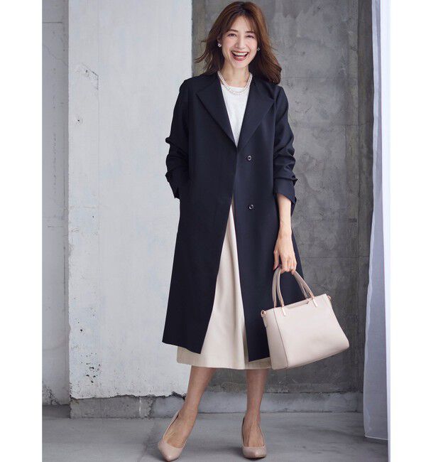 any SiS「【洗える】レースコンビバックサテン ワンピース」|ワンピース|