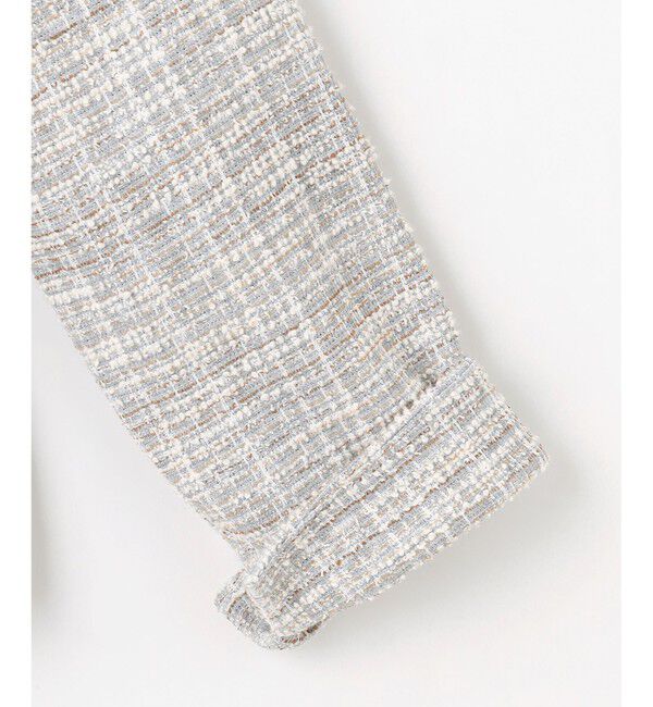 ANY SIS「【2SET】ウォッシャブルジャケット &times; ブラウス セット」|ノーカラージャケット|