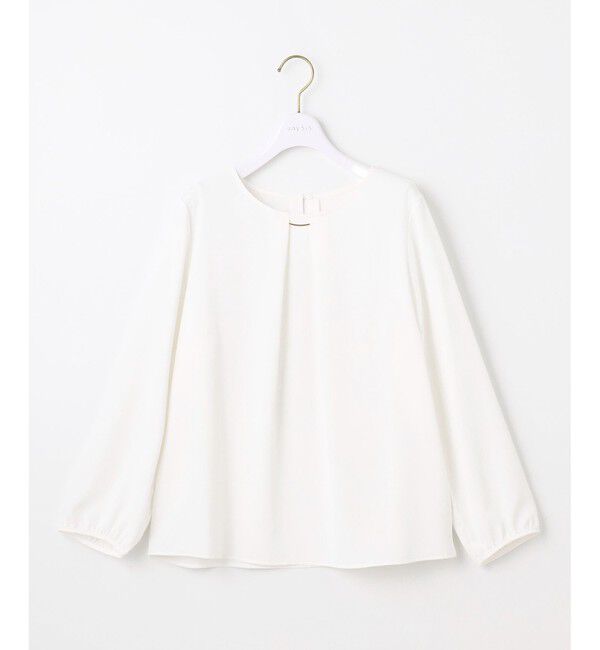 ANY SIS「【2SET】ウォッシャブルジャケット &times; ブラウス セット」|ノーカラージャケット|