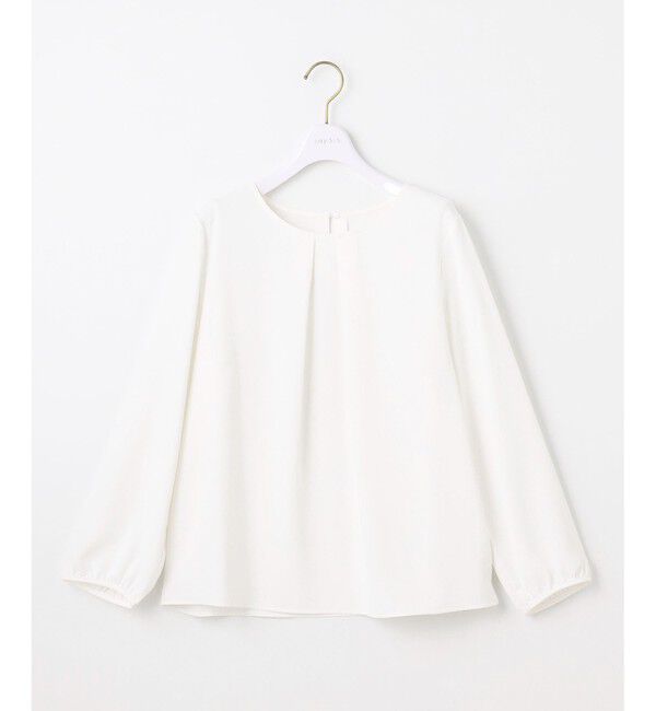 ANY SIS「【2SET】ウォッシャブルジャケット &times; ブラウス セット」|ノーカラージャケット|