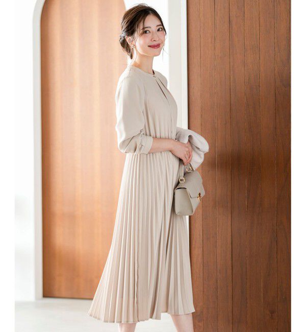 ANY SIS「ノーブルプリーツ ワンピース」|ワンピース|