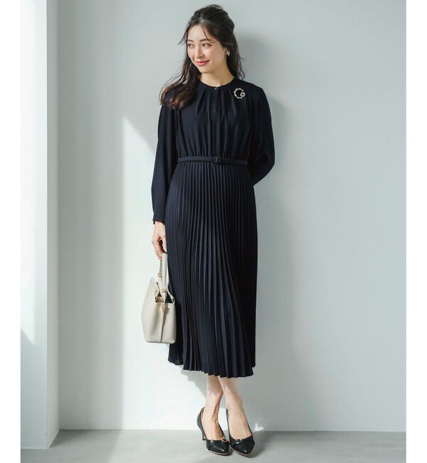 ANY SIS「ノーブルプリーツ ワンピース」|ワンピース|