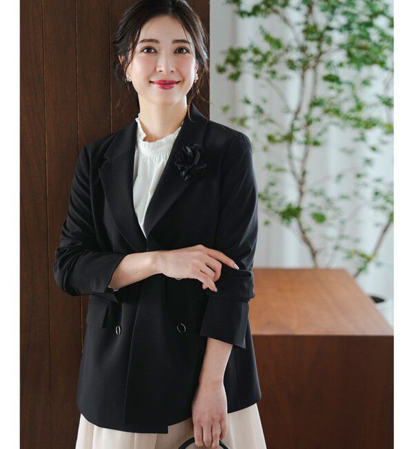 ANY SIS「セレモニーダブルクロス テーラードジャケット」|テーラードジャケット|