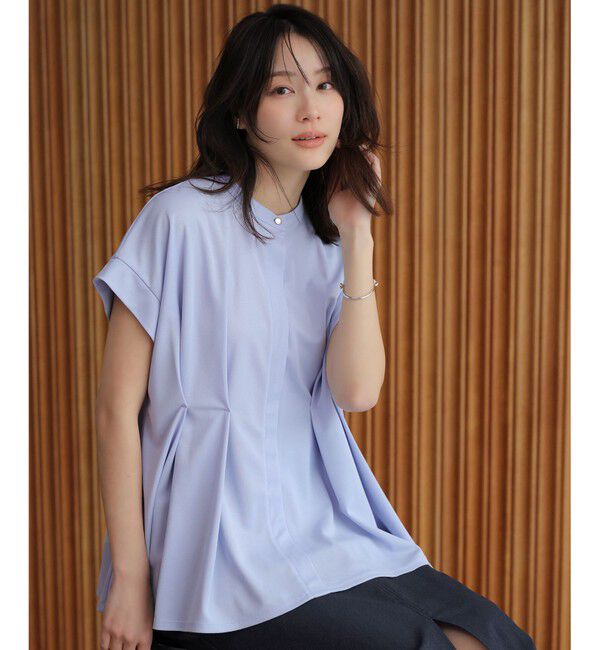 ANY SIS「カナパウエストタック プルオーバー」|Tシャツ・カットソー|ライトブルー