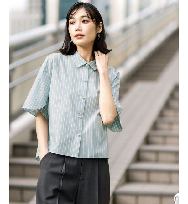 ANY SIS「ペタルスリーブ シャツ」|シャツ・ブラウス|ﾐﾝﾄｽﾄﾗ