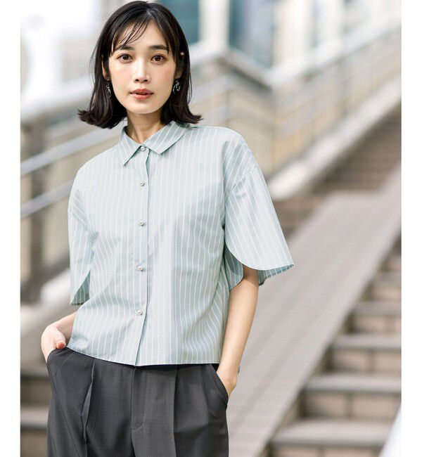 ANY SIS「ペタルスリーブ シャツ」|シャツ・ブラウス|