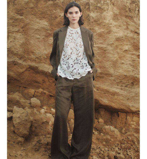 BEIGE,「MICA / リネンブレンドテーラードジャケット」|テーラードジャケット|