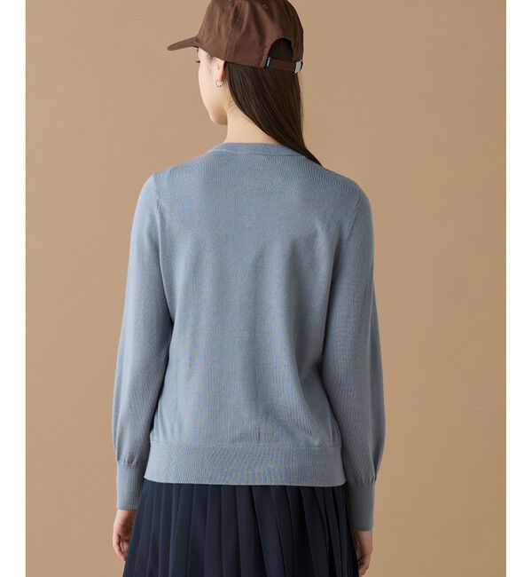 LACOSTE「ウォッシャブルウールニットカーディガン」|カーディガン|