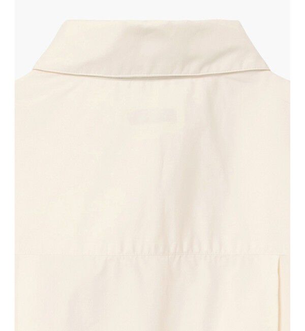 LACOSTE「クロップド丈 ウエストシャーリングシャツ ショートブルゾン」|シャツ・ブラウス|