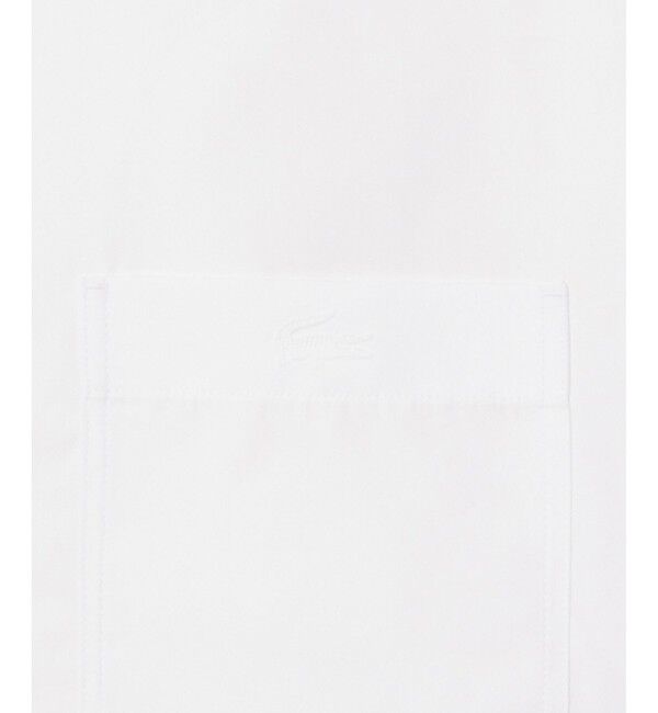 LACOSTE「コットンポプリン オーバーサイズストライプシャツ」|シャツ・ブラウス|