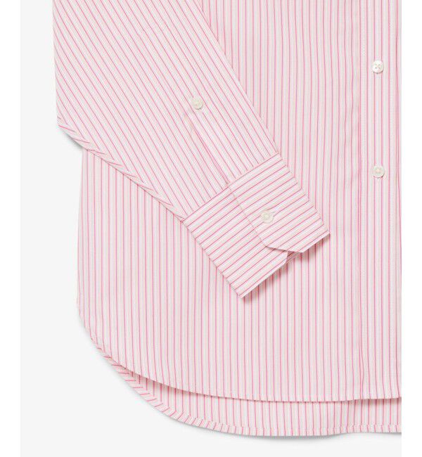 LACOSTE「コットンポプリン オーバーサイズストライプシャツ」|シャツ・ブラウス|