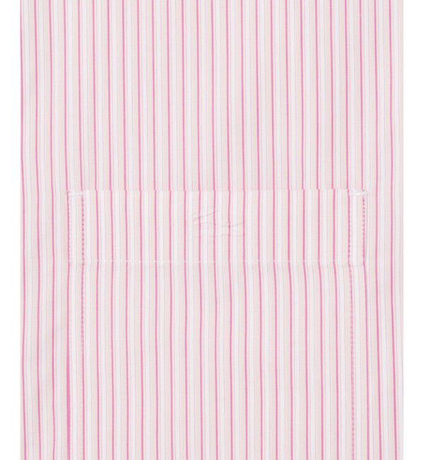 LACOSTE「コットンポプリン オーバーサイズストライプシャツ」|シャツ・ブラウス|