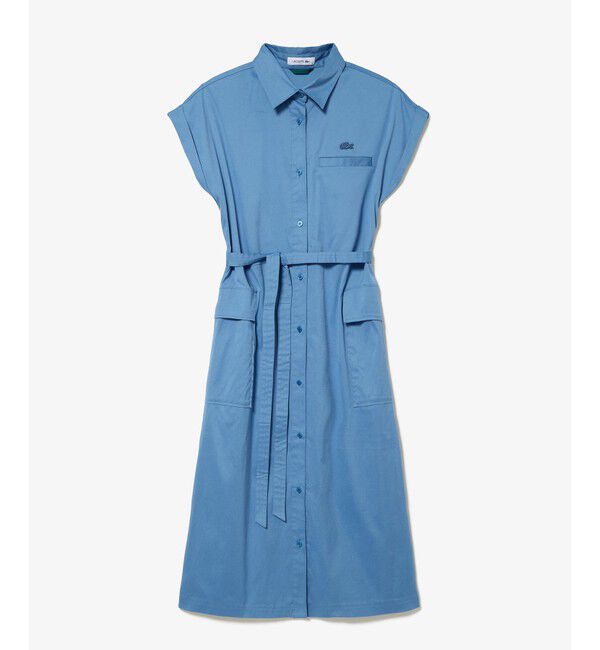 LACOSTE「キモノスリーブシャツドレス / シャツワンピース」|ワンピース|