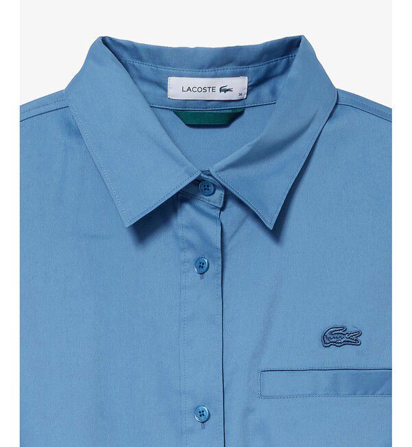 LACOSTE「キモノスリーブシャツドレス / シャツワンピース」|ワンピース|