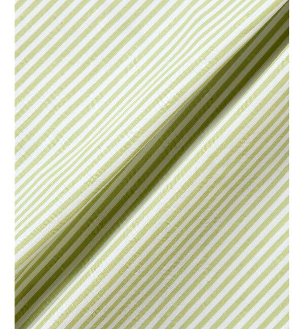 LACOSTE「ダブルポケット クロップド丈 ストライプシャツ」|シャツ・ブラウス|