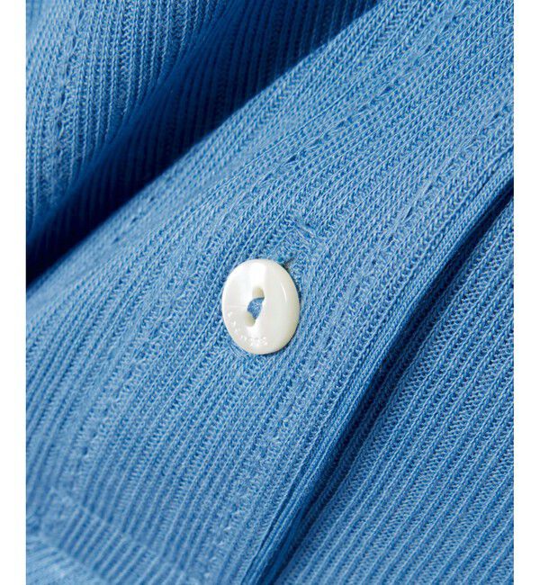 LACOSTE「フランスメイド ナローリブニットポロシャツ」|ポロシャツ|