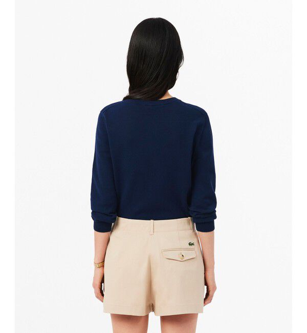 LACOSTE「シームレス3Dニットカーディガン」|カーディガン|