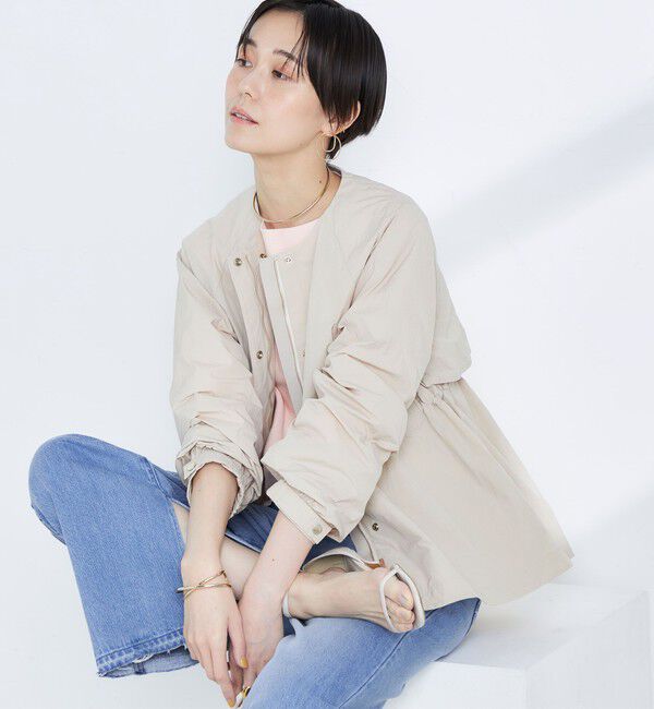 NOLLEY'S「ウォッシャブル2WAYマウンテンパーカー」|その他|ベージュ