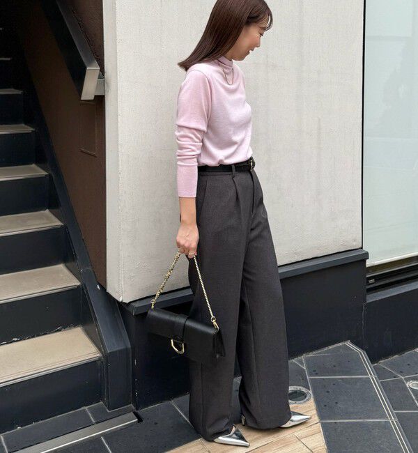 NOLLEY'S「ウォッシャブルウール調愛されイージーワイドパンツ」|その他|