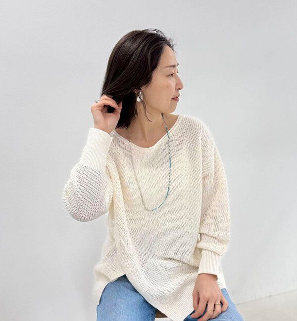 grace grace「【grace grace/グラスグラス】チェーン&times;天然石アレンジネックレス」|ネックレス|