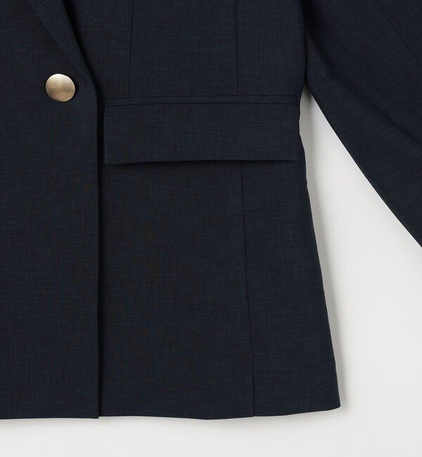 NOLLEY'S sophi「《セットアップ対応》ウォッシャブルブリーザブルシャンブレーダブルジャケット」|テーラードジャケット|