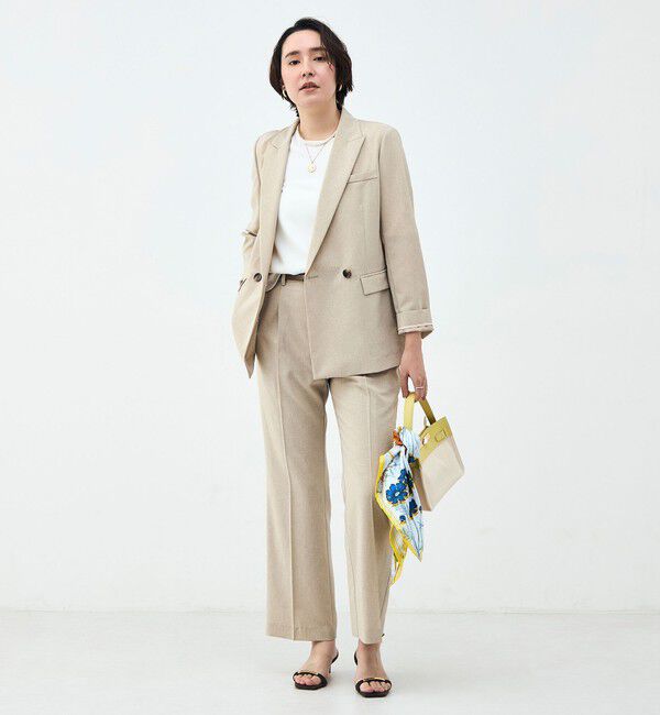 NOLLEY'S sophi「《セットアップ対応》ウォッシャブルブリーザブルシャンブレーダブルジャケット」|テーラードジャケット|