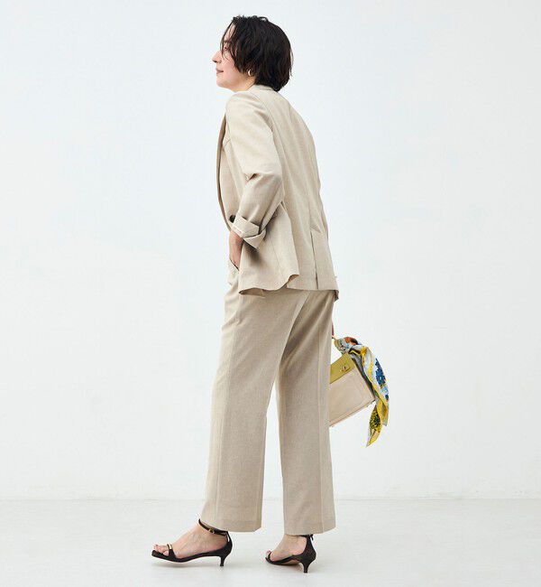 NOLLEY'S sophi「《セットアップ対応》ウォッシャブルブリーザブルシャンブレーダブルジャケット」|テーラードジャケット|