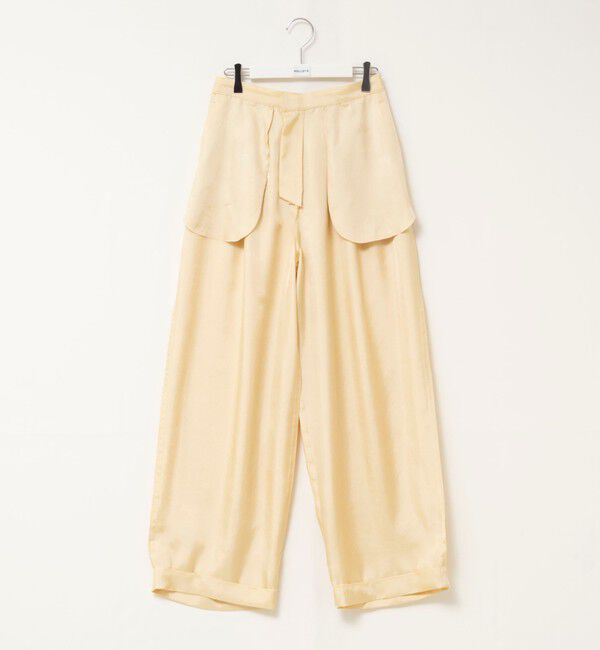 NOLLEY'S「【一部店舗＆WEB限定カラー】ウォッシャブル高機能サテン裾タブ付きパンツ」|その他|