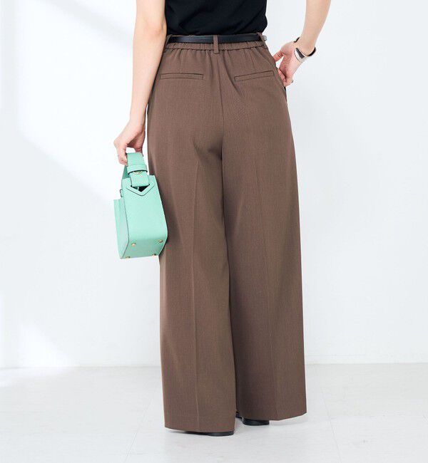 NOLLEY'S sophi「ウォッシャブル強撚ツイルワイドパンツ」|その他|