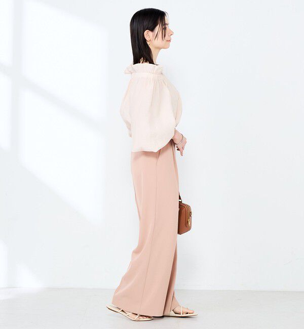 NOLLEY'S sophi「ウォッシャブル強撚ツイルワイドパンツ」|その他|