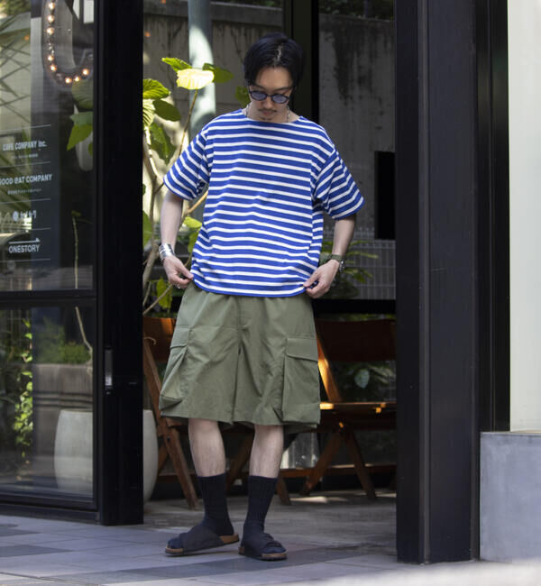 GLOSTER「【GLOSTER/グロスター】バスクシャツ ボーダーTシャツ ショートスリーブ」|Tシャツ・カットソー|