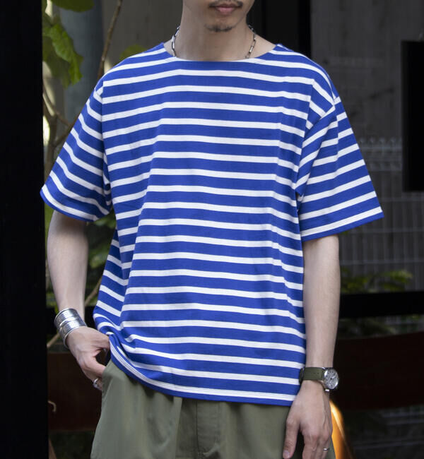 GLOSTER「【GLOSTER/グロスター】バスクシャツ ボーダーTシャツ ショートスリーブ」|Tシャツ・カットソー|