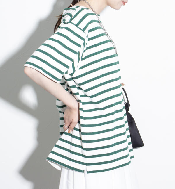 GLOSTER「【GLOSTER/グロスター】バスクシャツ ボーダーTシャツ ショートスリーブ」|Tシャツ・カットソー|