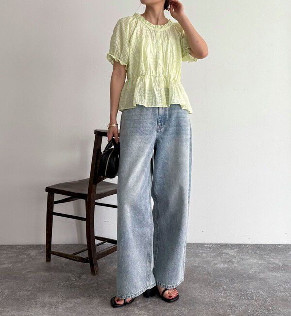 fredy emue「クロップドペプラムブラウス」|シャツ・ブラウス|