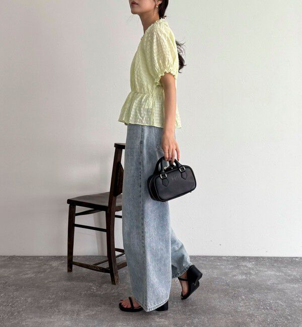 fredy emue「クロップドペプラムブラウス」|シャツ・ブラウス|