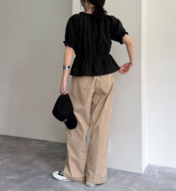 fredy emue「クロップドペプラムブラウス」|シャツ・ブラウス|