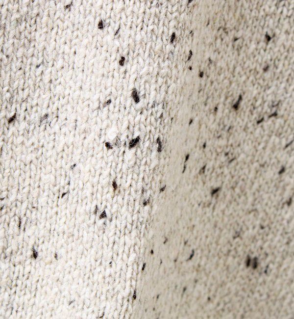 GLOSTER「【冬の大人レイヤードに】ネップハーフジッププルオーバー」|ニット・セーター|