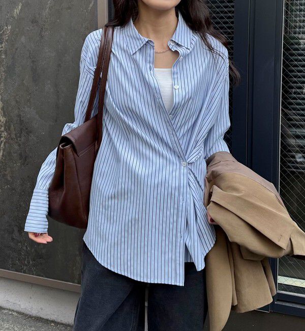 fredy emue「2WAYオーバーシャツ」|シャツ・ブラウス|