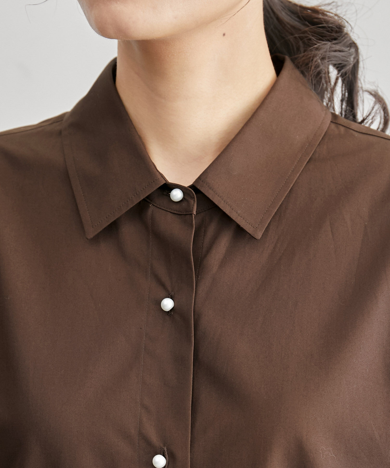 ROPE「【THOMAS MASON（トーマス メイソン）】パールボタンシャツ【雑誌掲載】」|シャツ・ブラウス|