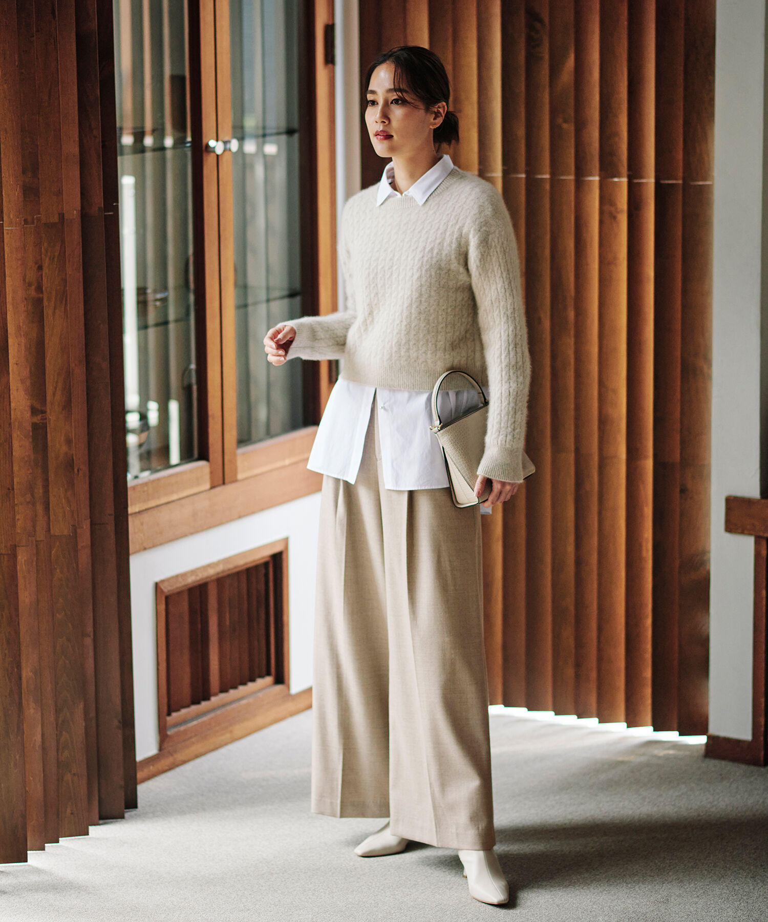 ROPE「【THOMAS MASON（トーマス メイソン）】パールボタンシャツ【雑誌掲載】」|シャツ・ブラウス|