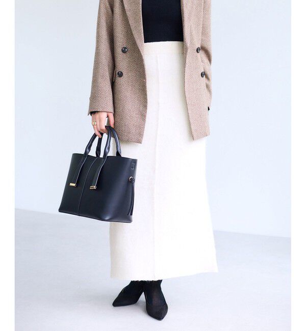 VIS「チェックアソートシャギーニットスカート/セットアップ対応」|スカート|